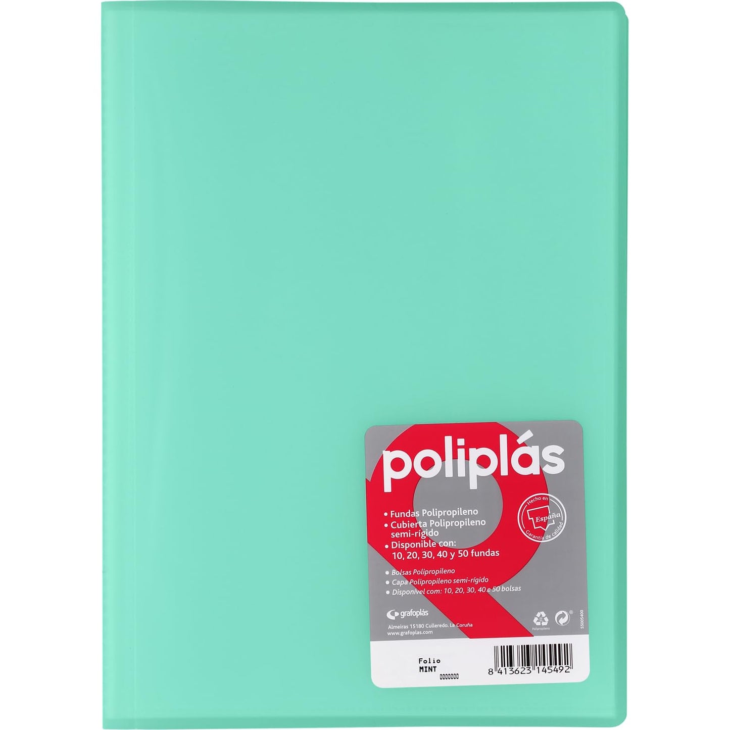 CARPETA 50 HOJAS LIDERPAPEL ESCAPARATE COLORES VARIADOS
