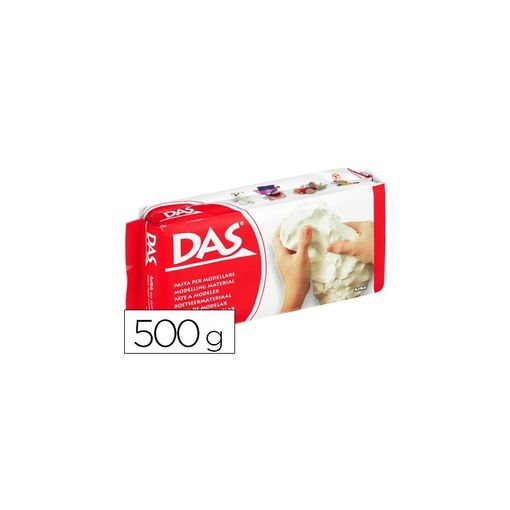 PASTA DAS BLANCA PARA MODELAR SECA SIN COCCION 500 GR