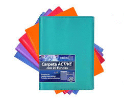 CARPETA 20 HOJAS LIDERPAPEL ESCAPARATE