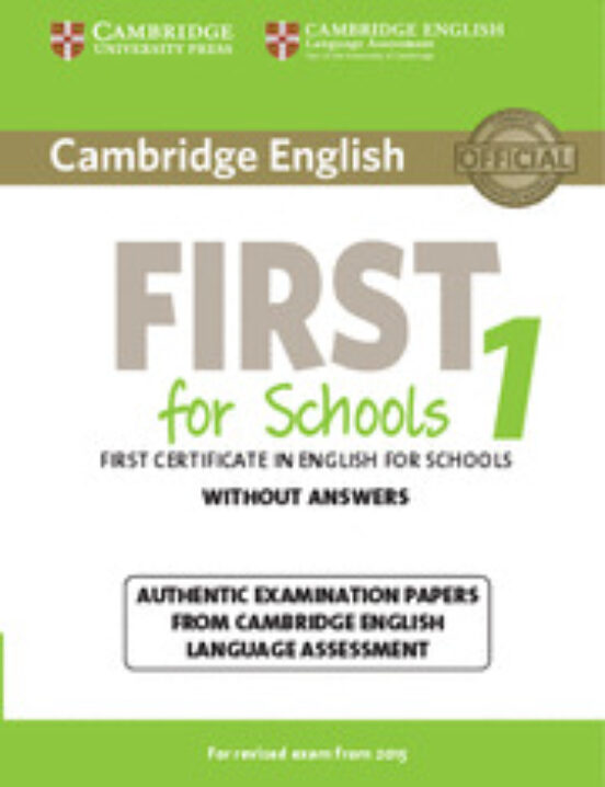 FIRST FOR SCHOOLS 1