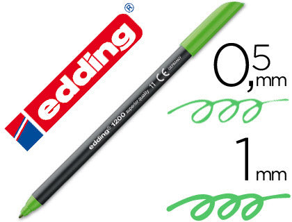 ROTULADOR EDDING 1200 VERDE PISTACHO