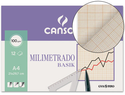 PAPEL MILIMETRADO GUARRO 210X29