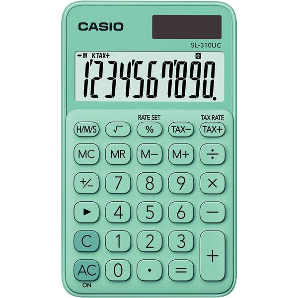 CALCULADORA CASIO SL-310UC-GN VERDE