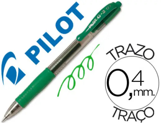 PILOT Flowpack G-2 Bolígrafo Tinta Gel Azul,Negro,Rojo,Verde - Punto medio