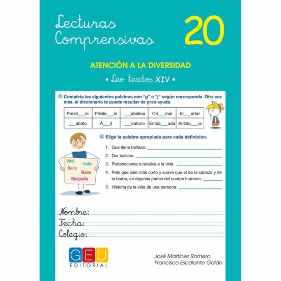 LECTURAS COMPRENSIVAS 20