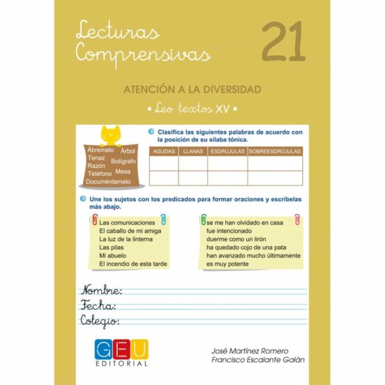 LECTURAS COMPRENSIVAS 21