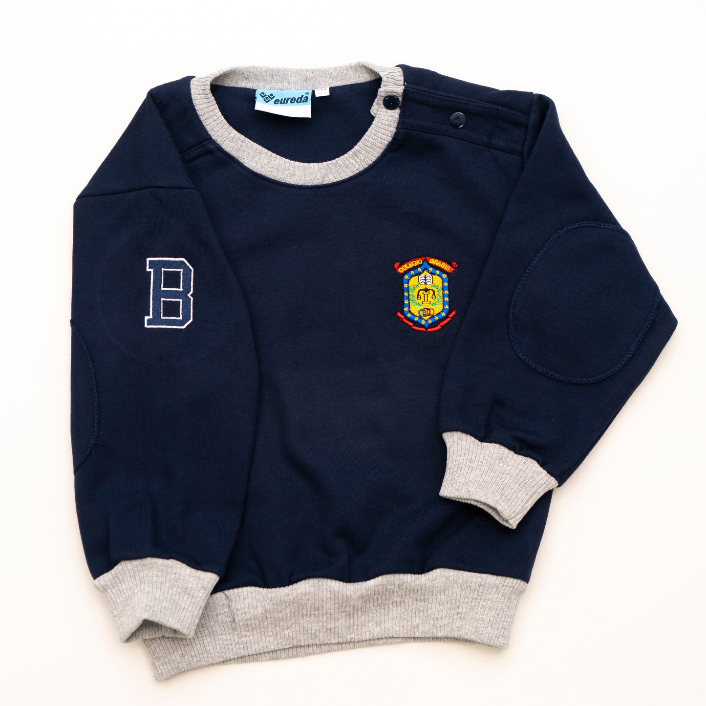 Sudadera Coderas Infantil corchetes Brains