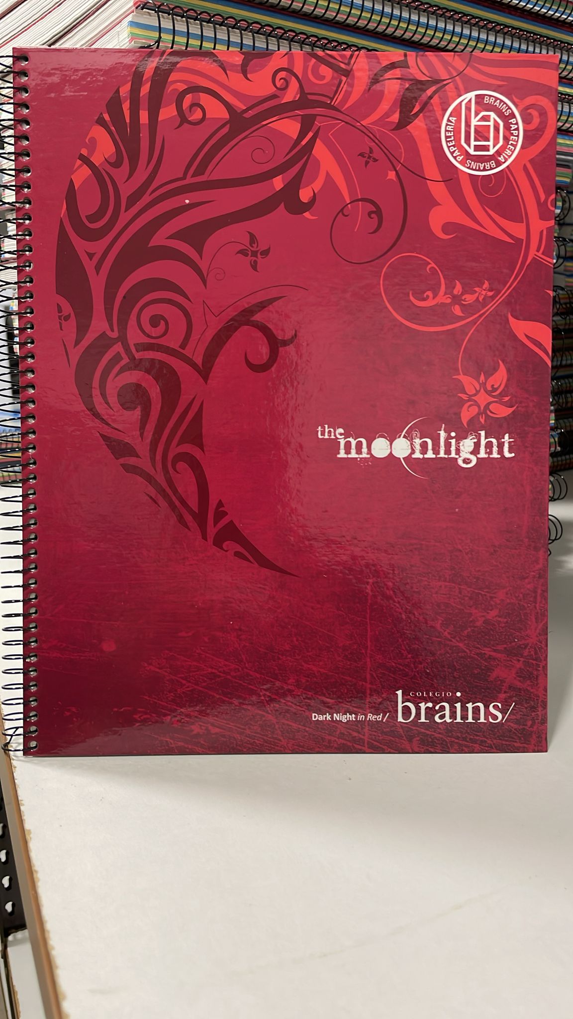 CUADERNO ROJO MICROPERFORADO MOONLIGHT