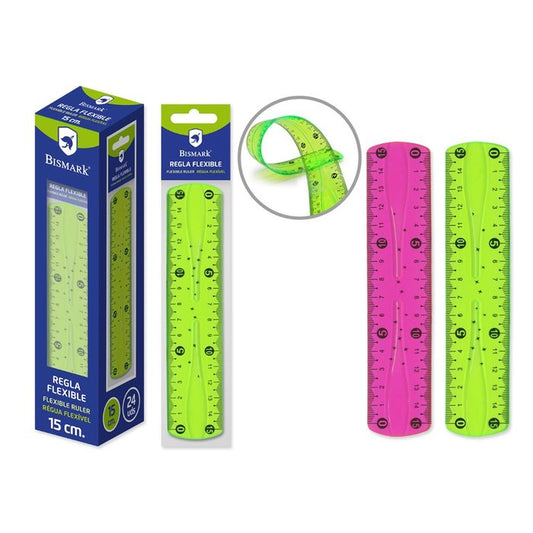 REGLA 15CM FLEXI MP COLORES SURTIDOS