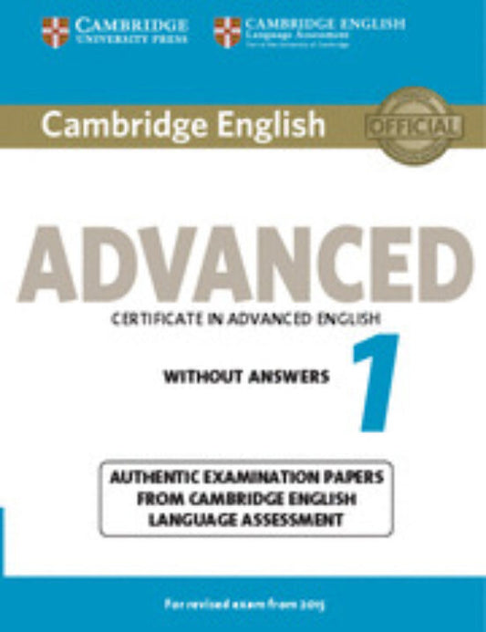Cambridge English Advanced 1 for Revised Exam from 2015 Studnt's Book without An
