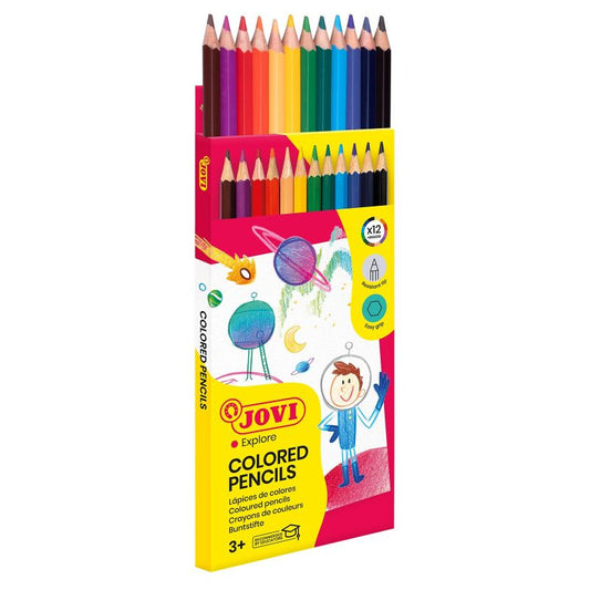 LÁPICES DE COLORES JOVI
