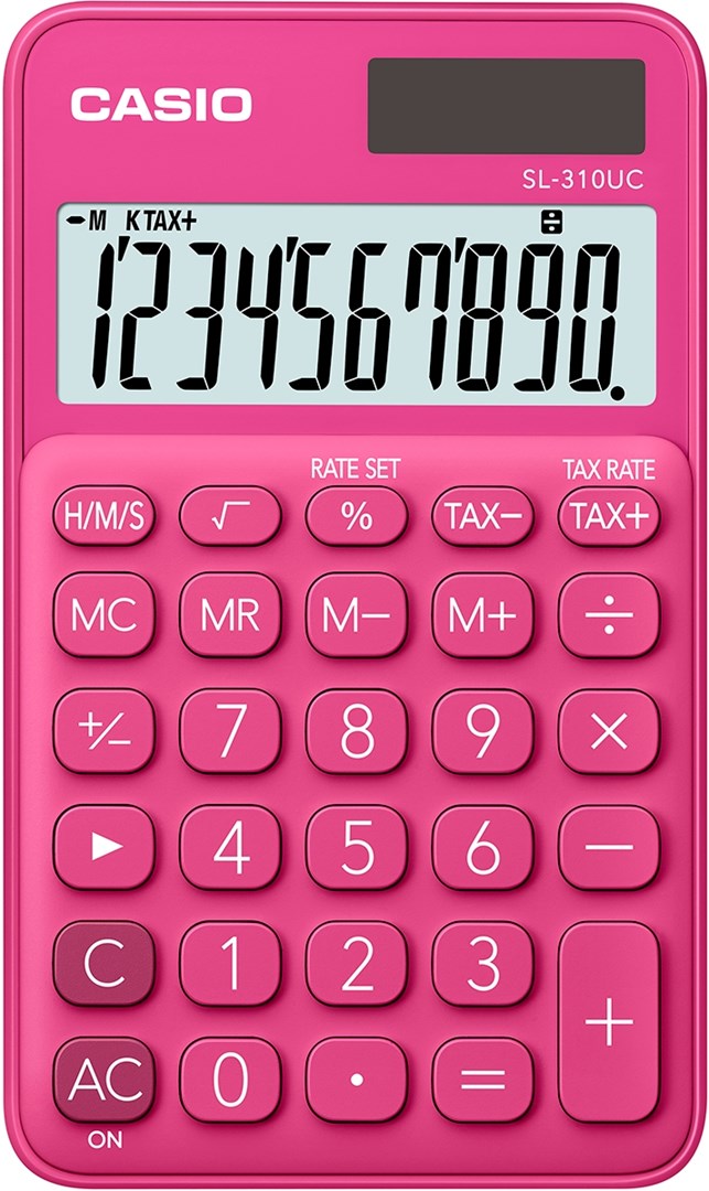 CALCULADORA CASIO SL-310-UCRD FUCSIA