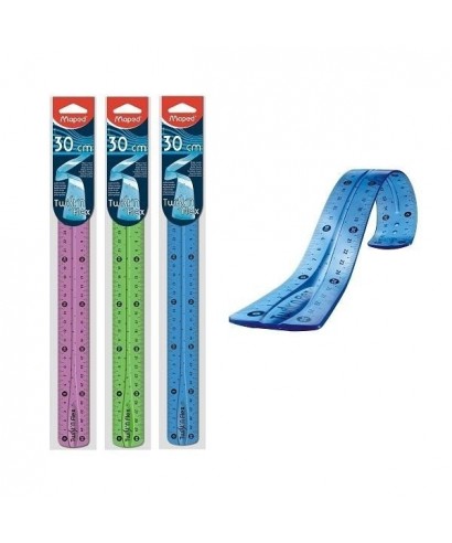 REGLA 30CM MAPED FLEXIBLE COLORES SURTIDOS