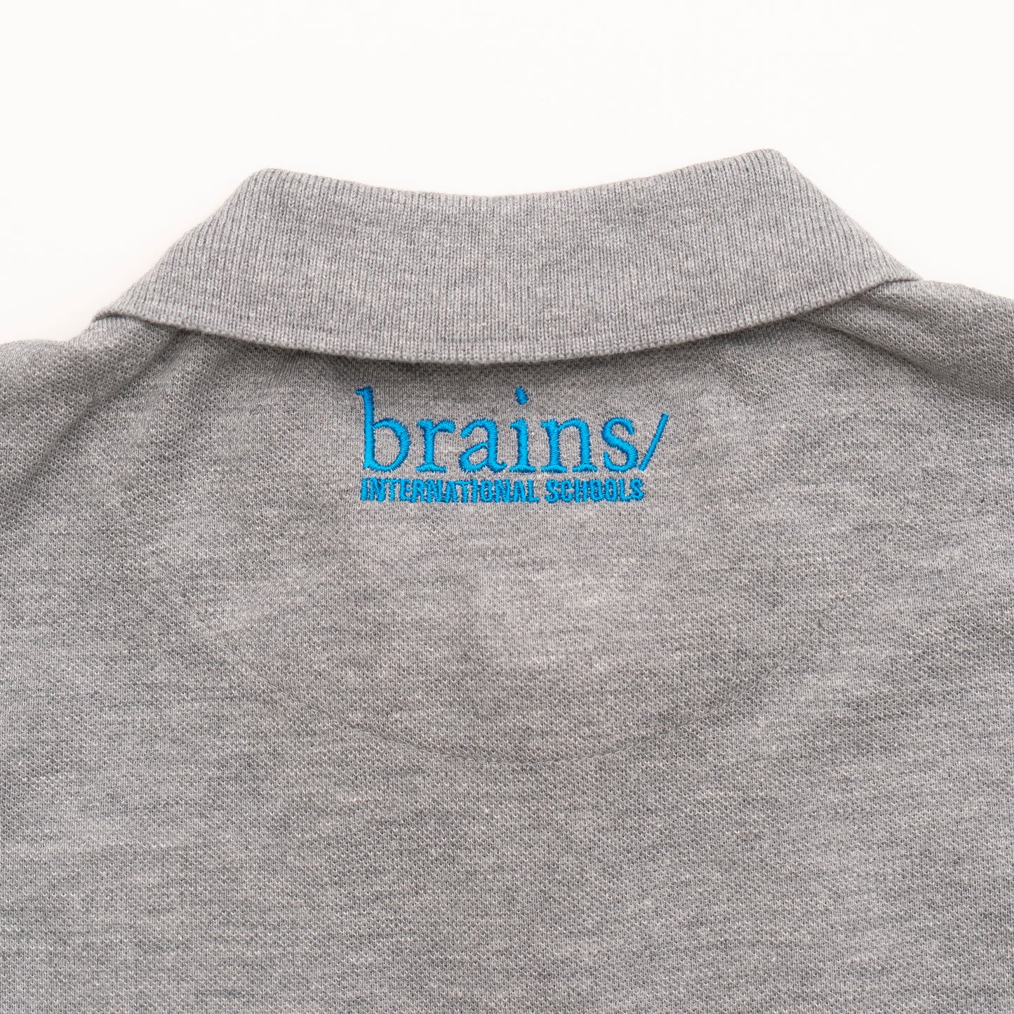 Polo manga corta Gris Brains