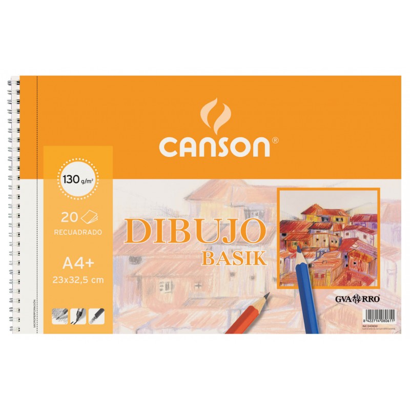 Bloc Dibujo Basik Canson 130g/m2